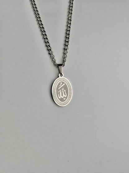 Oval Allah Necklace [Large]