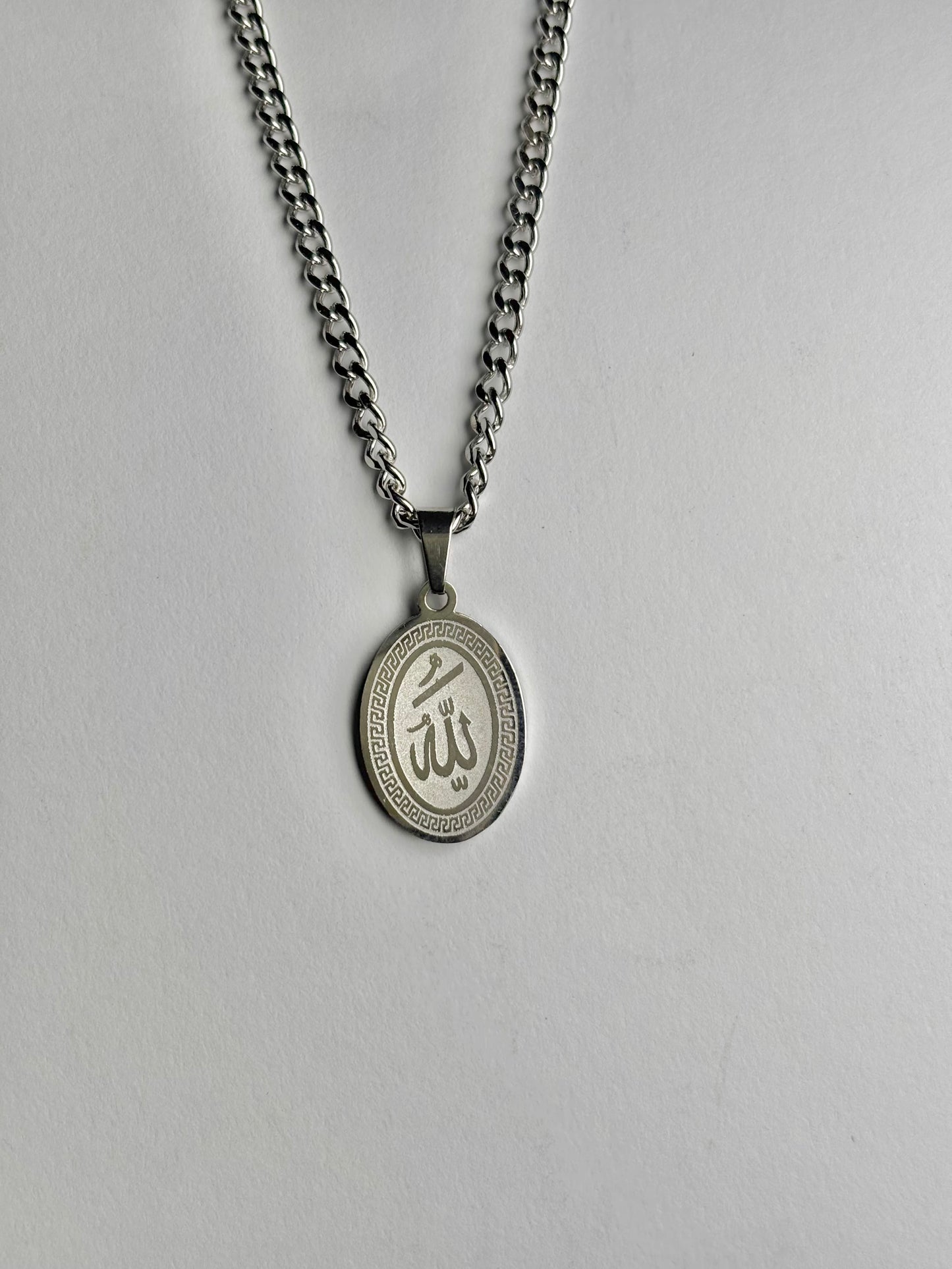 Oval Allah Necklace [Large]