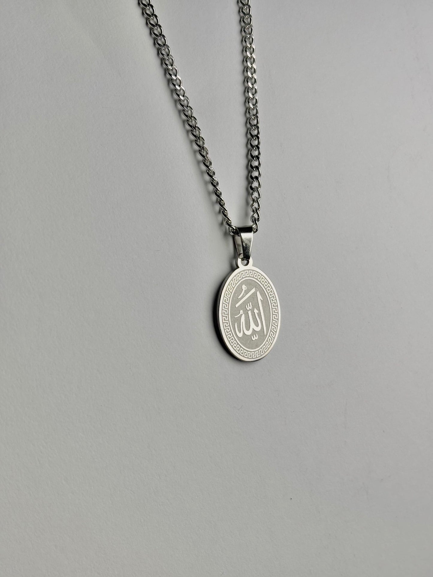 Oval Allah Necklace [Small]