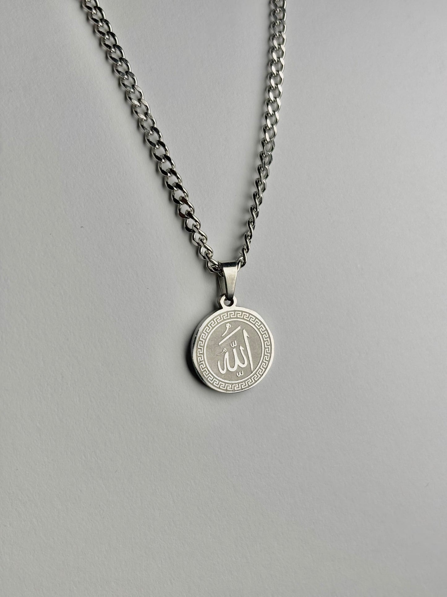 Round Shaped Allah Necklace [Small]