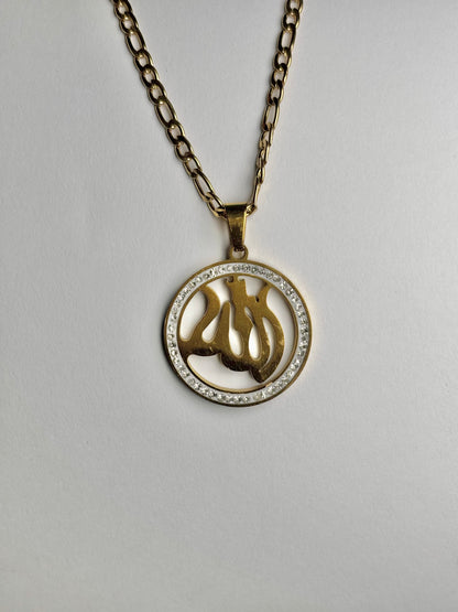Round Allah Necklace | Unisex