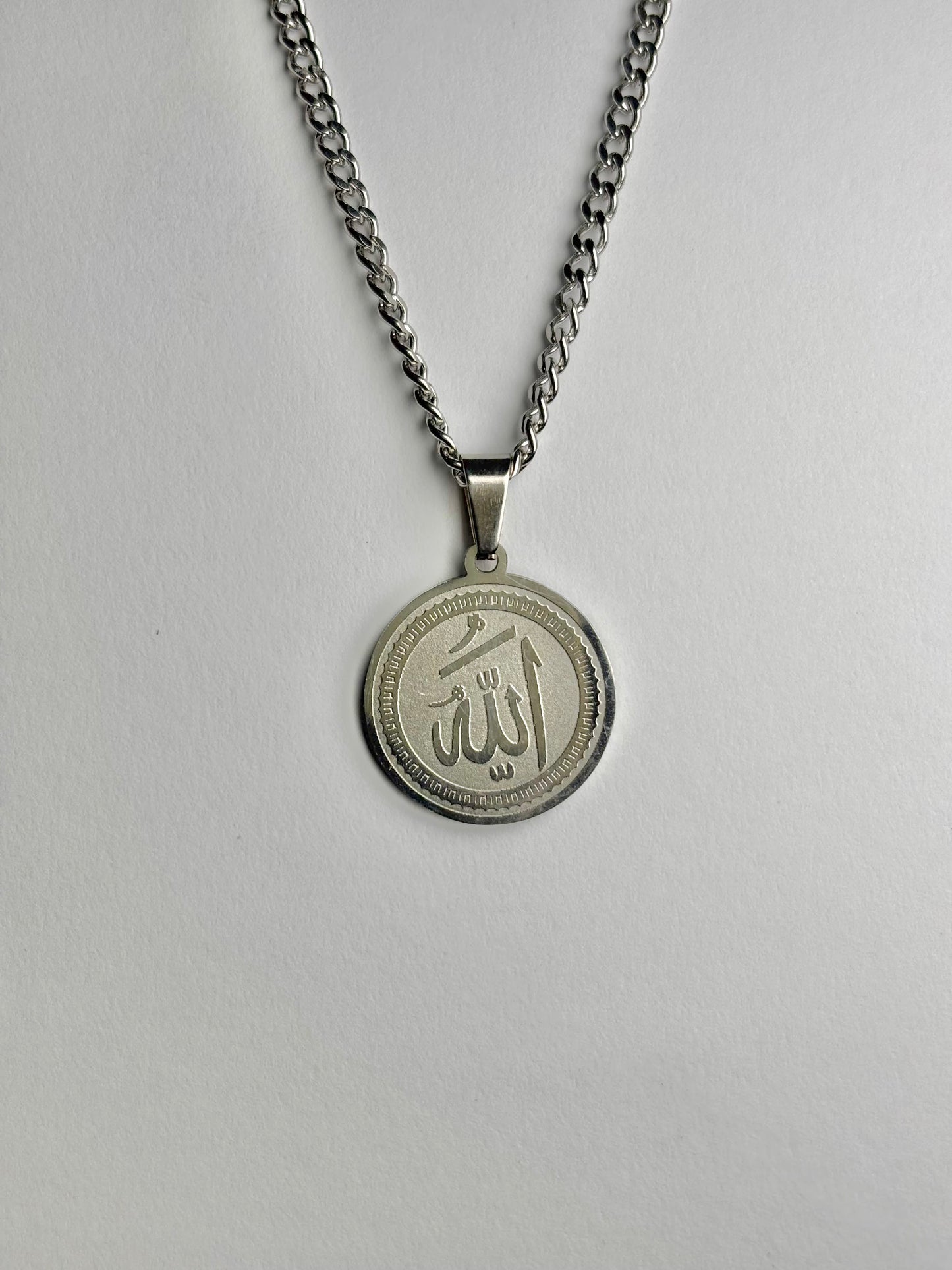 Round Shaped Allah Necklace [Large]