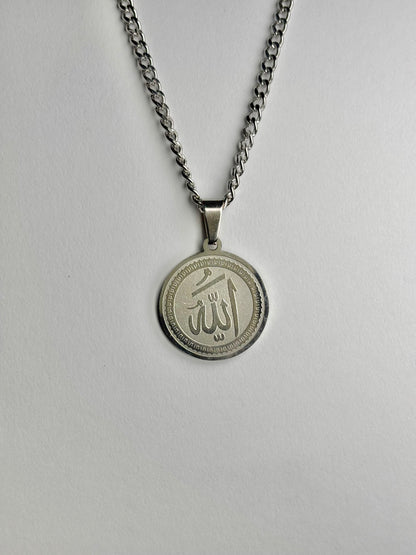 Round Shaped Allah Necklace [Large]