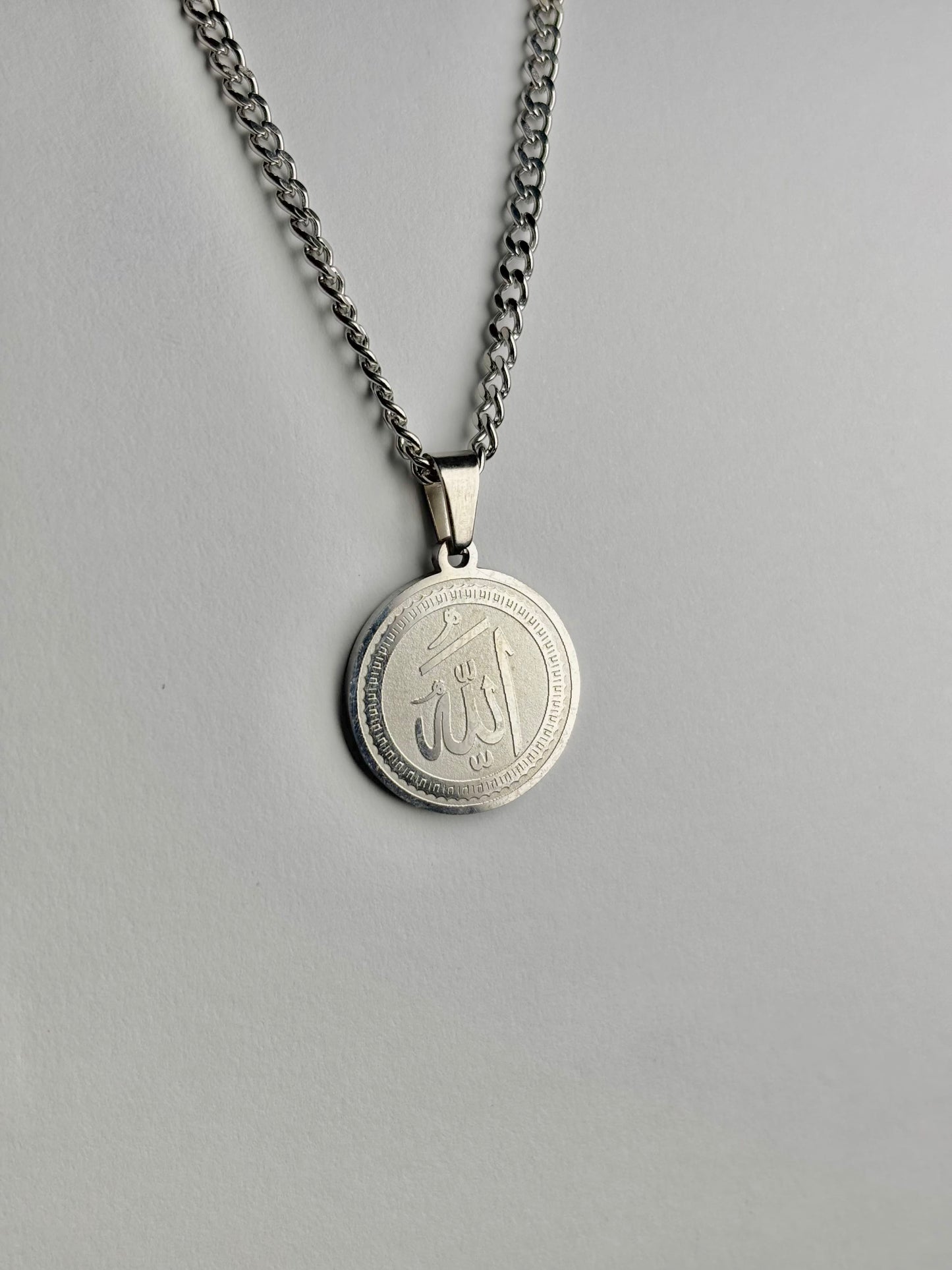 Round Shaped Allah Necklace [Large]