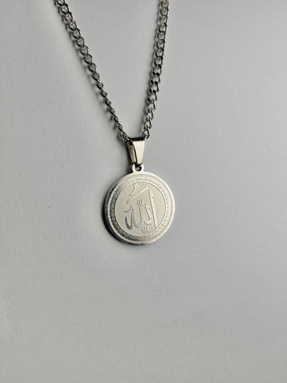 Round Shaped Allah Necklace [Large]