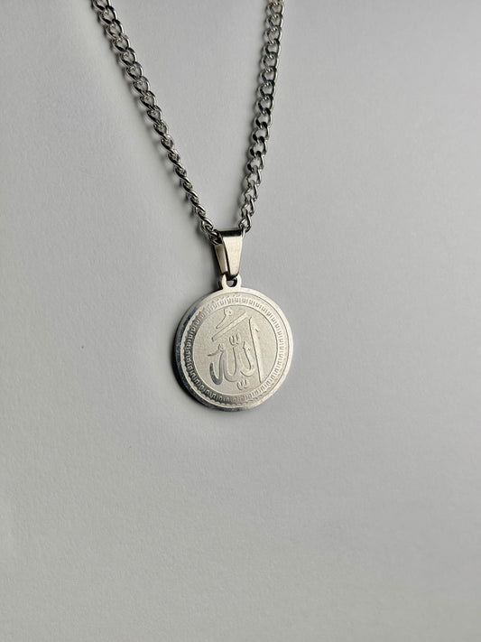 Round Shaped Allah Necklace [Large]