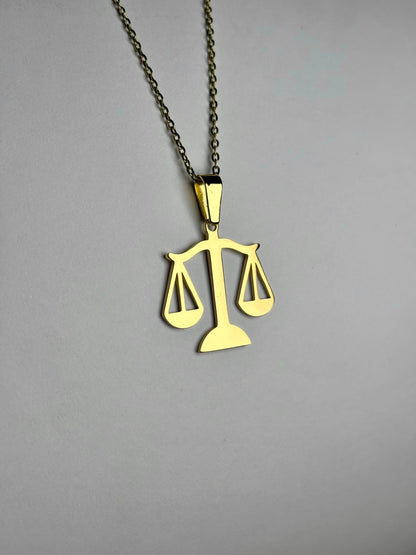 Justice Scales Pendant Chain
