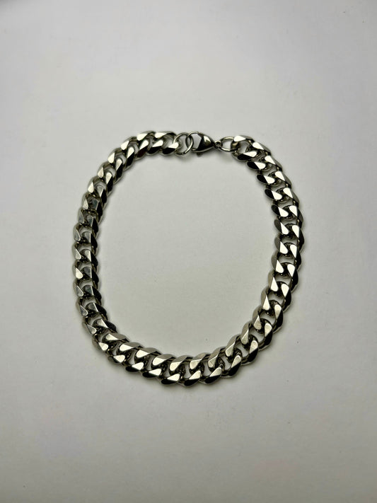 Cuban Curb Bracelet [Silver]