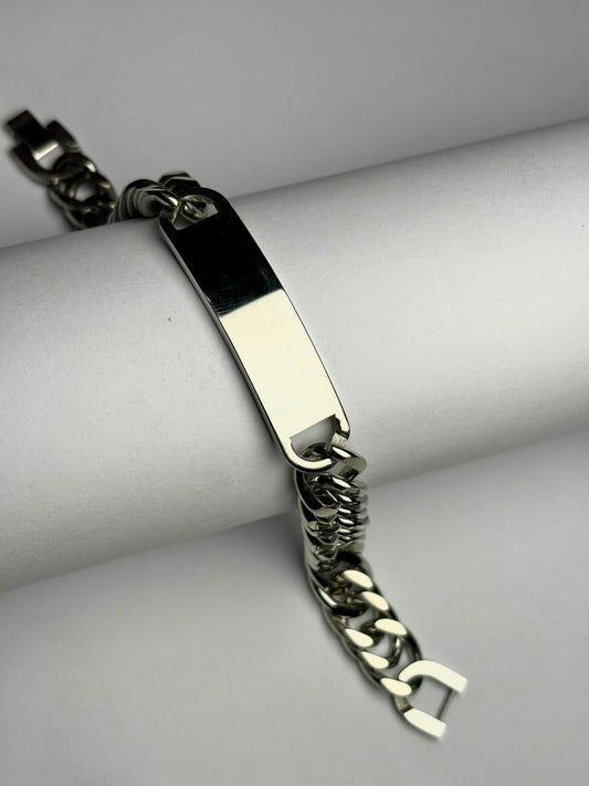 Custom Plate Cuban Bracelet