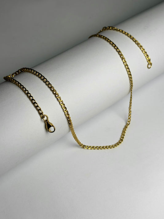 Gold Curb Chain