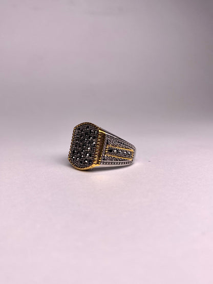 Bronze Cubical Zircon Turkish Ring