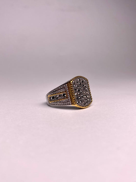 Bronze Cubical Zircon Turkish Ring
