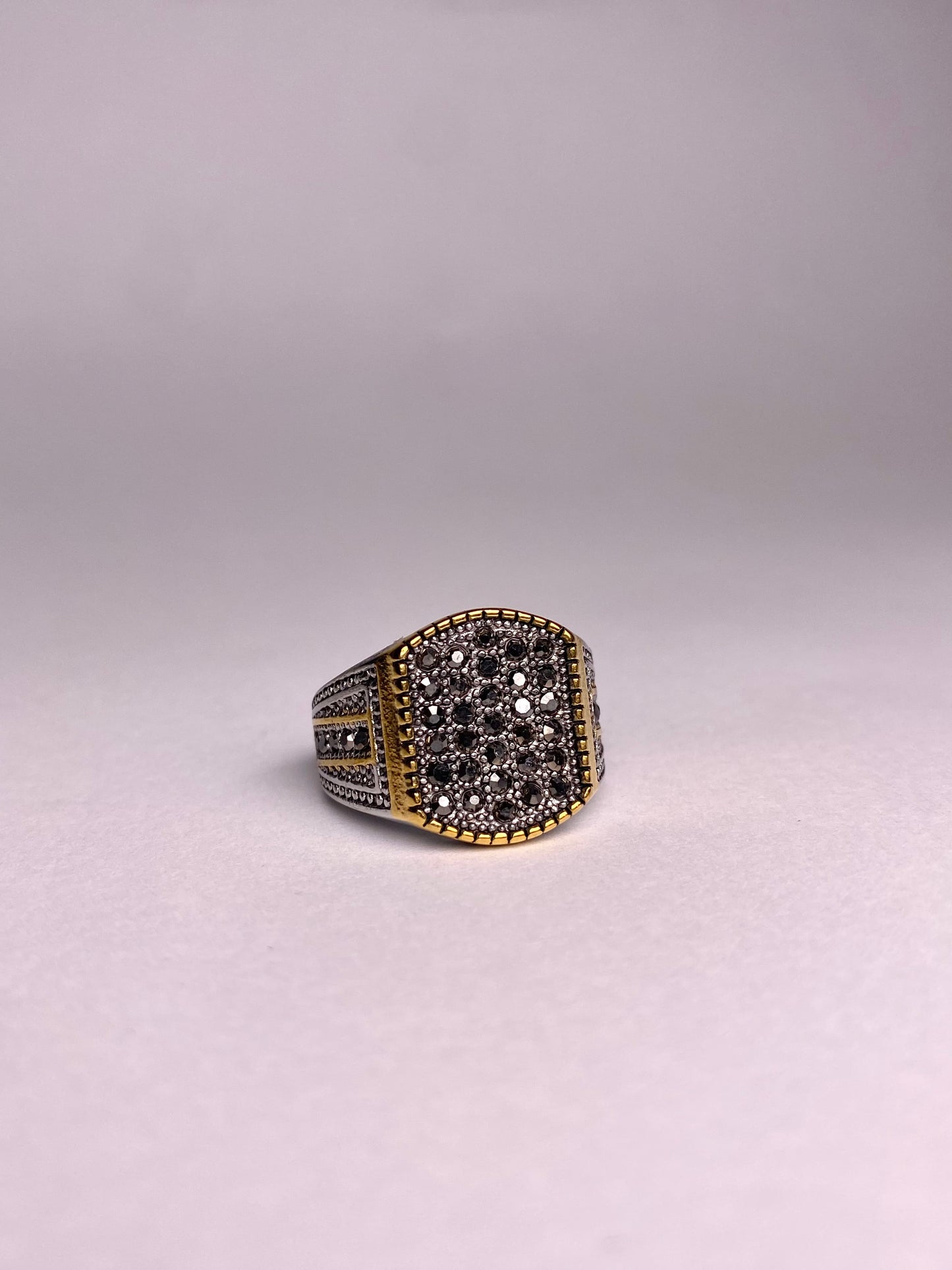Bronze Cubical Zircon Turkish Ring